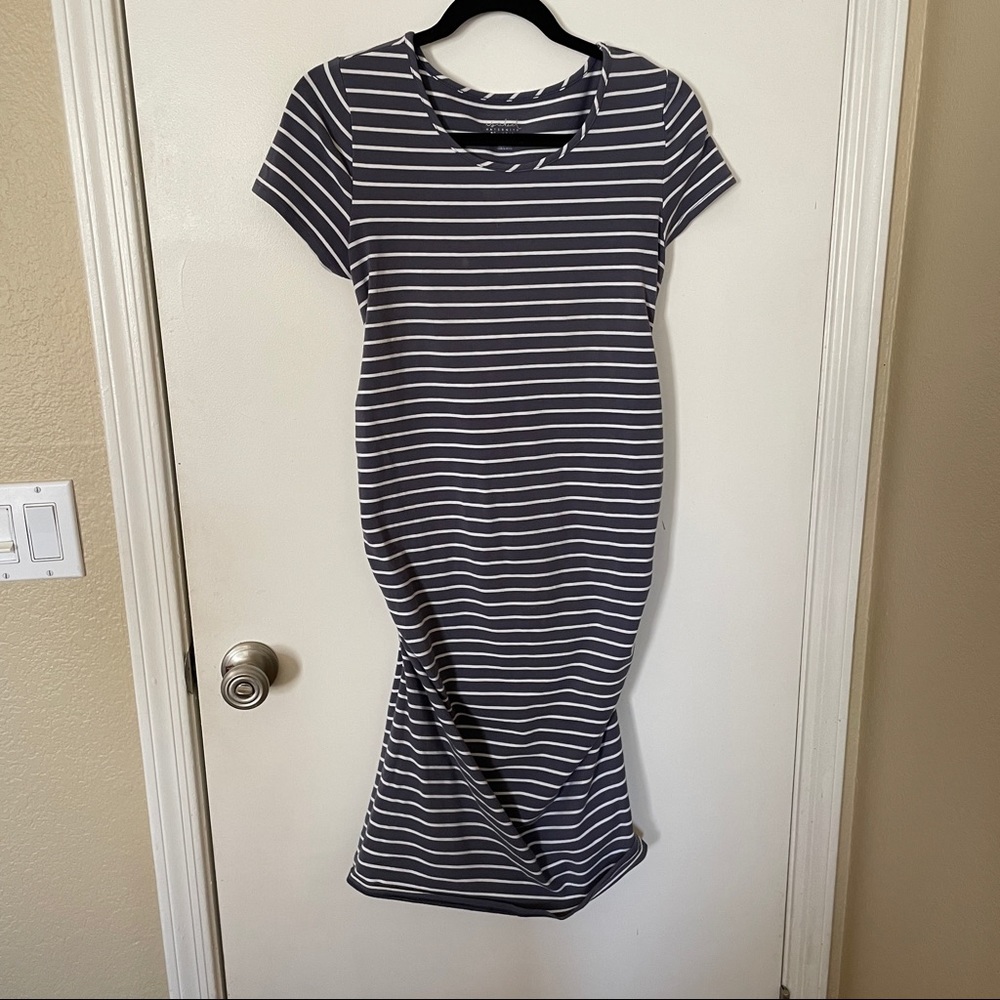 Maternity Short-sleeve T-shirt Maxi Dress